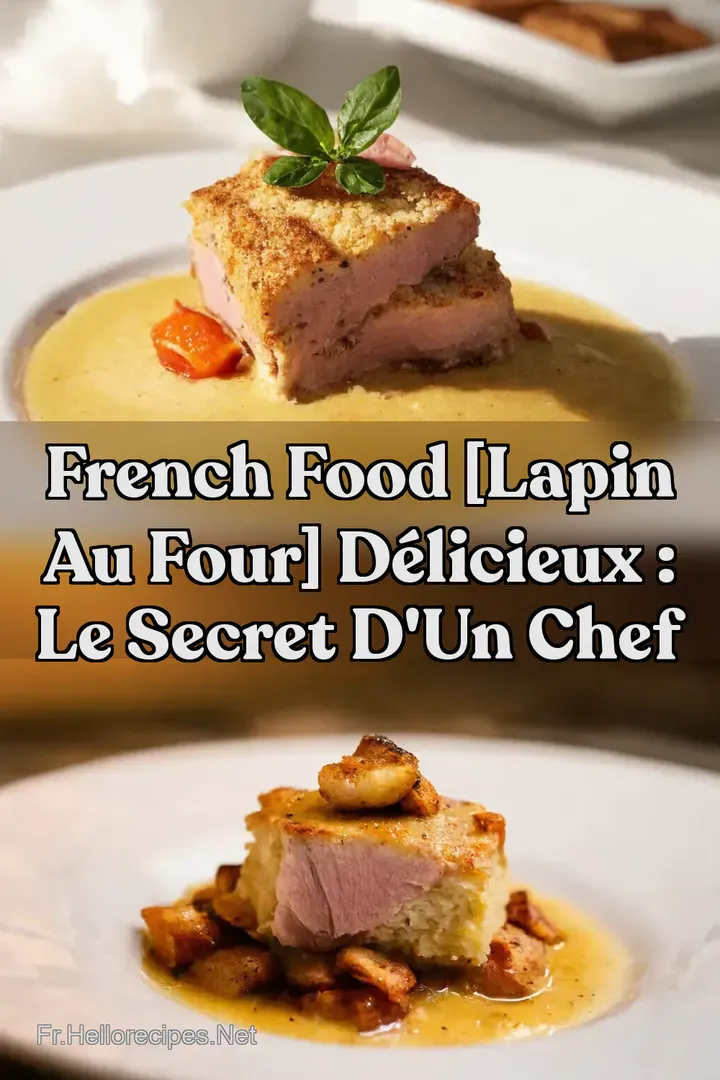 French Food [Lapin au Four] Délicieux : Le Secret d&#039 un Chef
