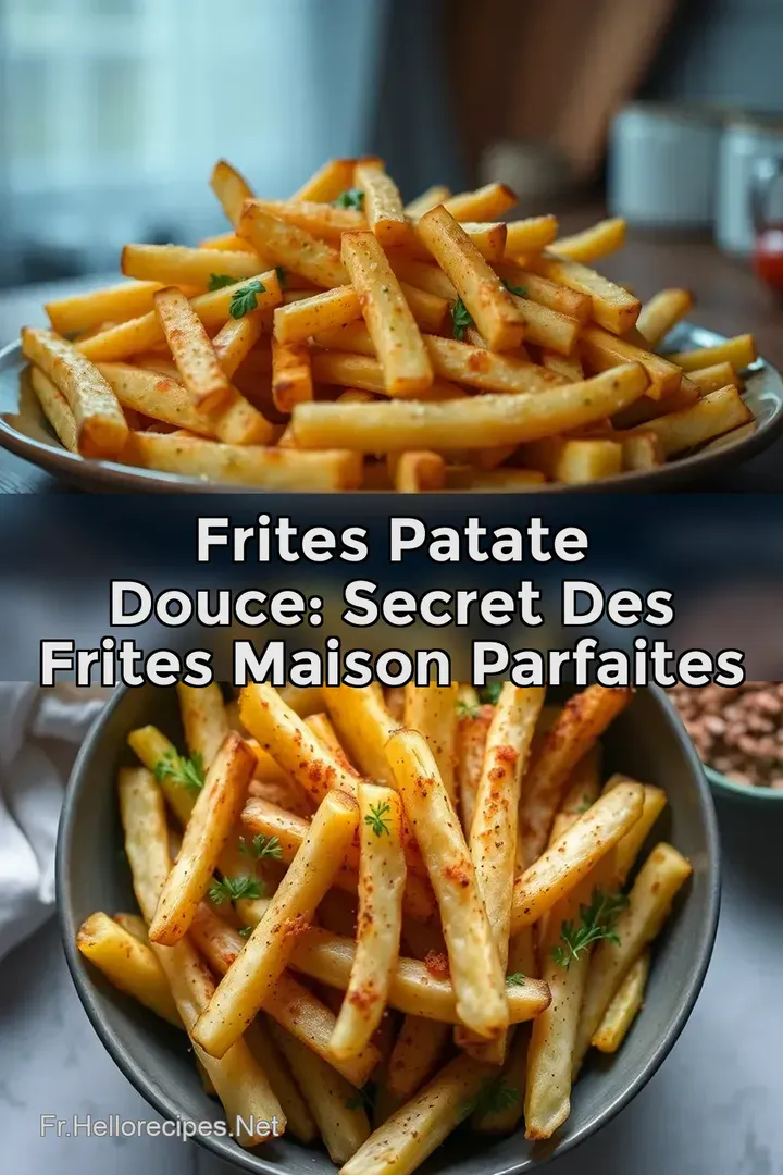 Frites Patate Douce: Secret des Frites Maison Parfaites