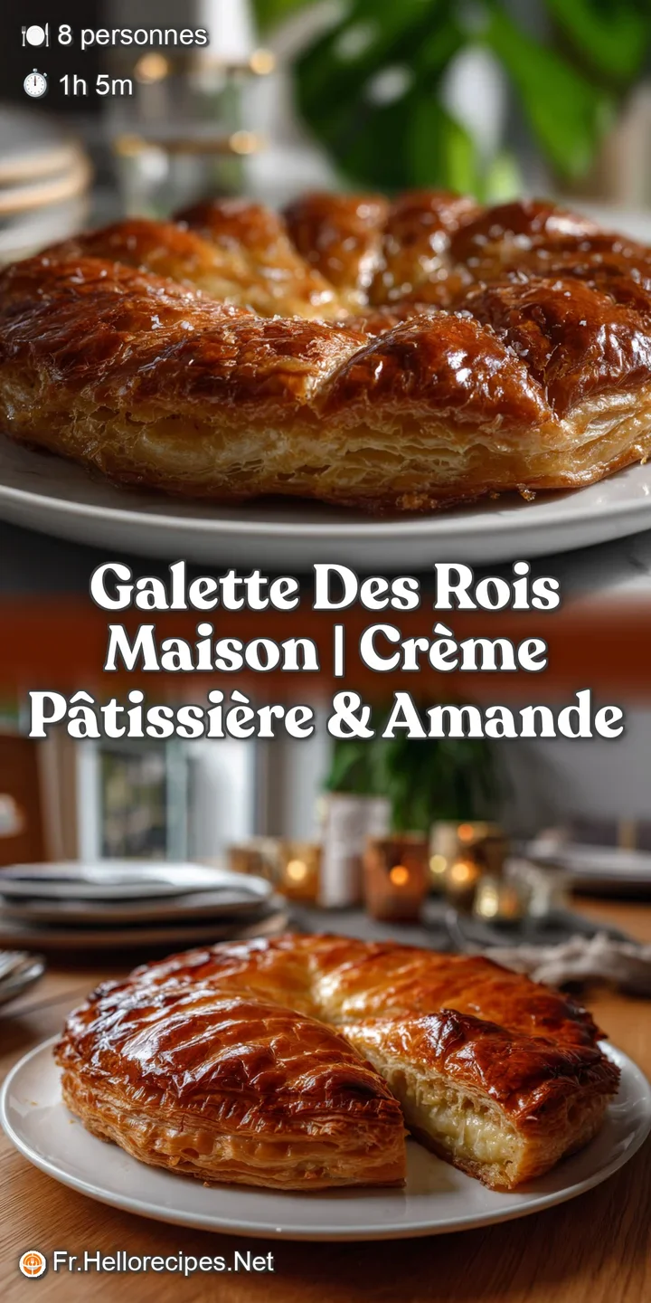 Close-up of a warm, golden pastry slice showcasing the rich, creamy almond filling. Flaky crust offers tempting texture an...