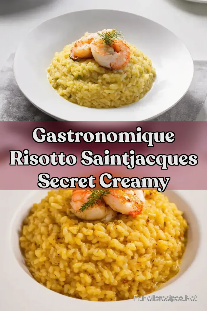 Gastronomique Risotto SaintJacques Secret Creamy