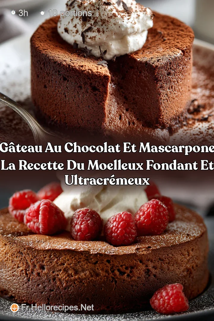 G&acirc;teau au Chocolat et Mascarpone La Recette du Moelleux Fondant et UltraCr&eacute;meux
