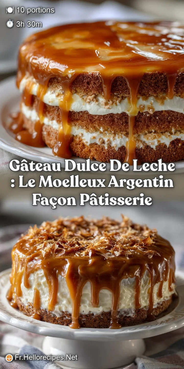 G&acirc;teau Dulce de Leche : Le Moelleux Argentin Fa&ccedil;on P&acirc;tisserie