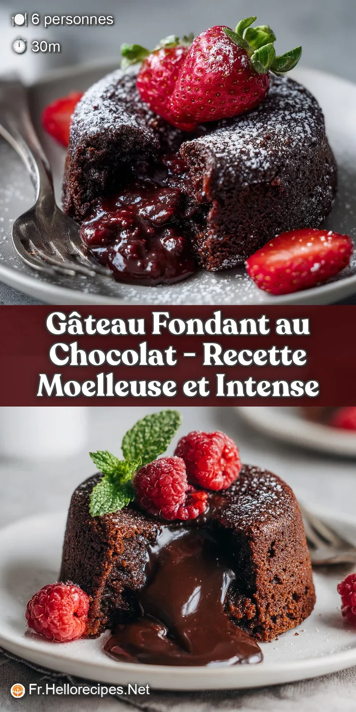 Close-up of a rich, dark chocolate cake's lusciously soft, molten interior, a perfect balance of textures.