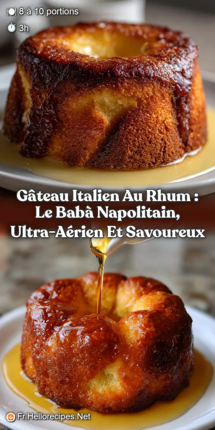 G&acirc;teau Italien au Rhum : Le Bab&agrave; Napolitain Ultra-A&eacute;rien et Savoureux