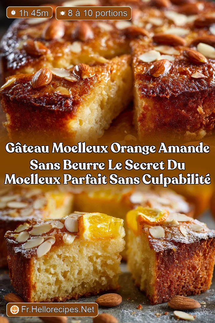 G&acirc;teau moelleux orange amande sans beurre le secret du moelleux parfait sans culpabilit&eacute;