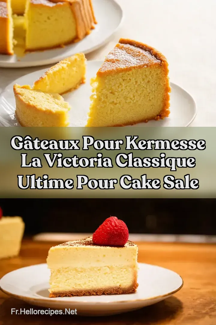 Gâteaux pour Kermesse La Victoria Classique Ultime pour Cake Sale : ÉPINGLER POUR PLUS TARD Gâteaux pour Kermesse La Victoria Classique Ultime pour Cake Sale