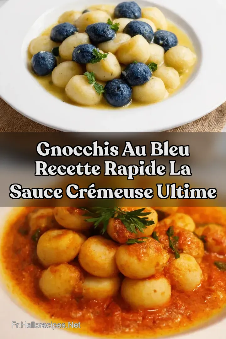 Gnocchis Au Bleu Recette Rapide La Sauce Cr&eacute;meuse Ultime