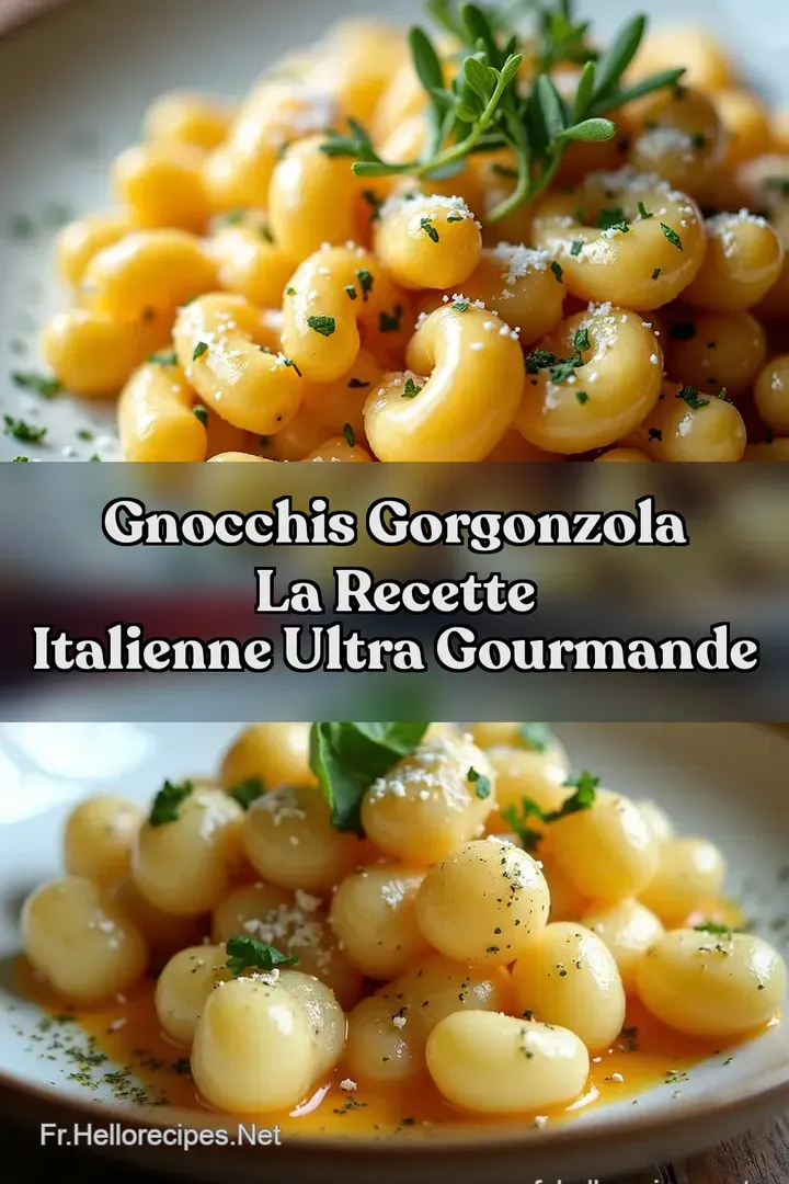 Gnocchis Gorgonzola La Recette Italienne Ultra Gourmande