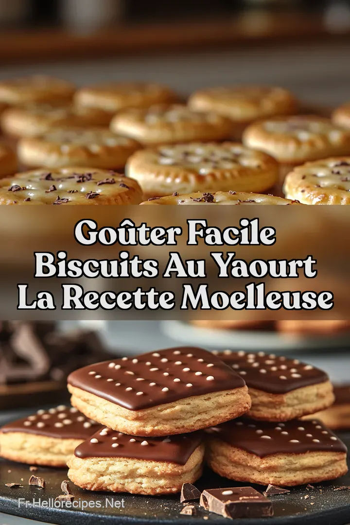 Goûter Facile Biscuits au Yaourt La Recette Moelleuse