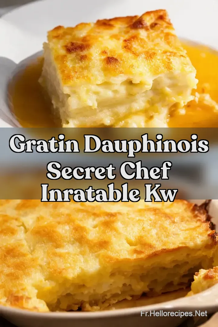 Gratin Dauphinois Secret Chef Inratable kw