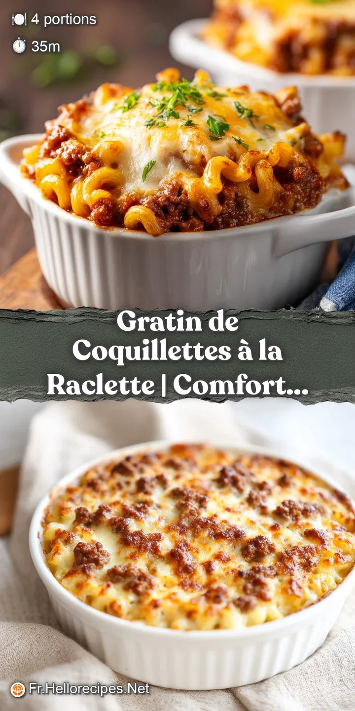 Close-up view of al dente pasta shells coated in rich, melted Raclette cheese with a perfectly golden-brown crust.