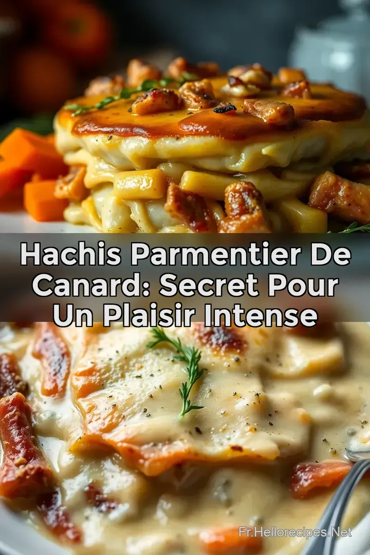 Hachis Parmentier de Canard: Secret pour un Plaisir Intense : ÉPINGLER POUR PLUS TARD Hachis Parmentier de Canard: Secret pour un Plaisir Intense