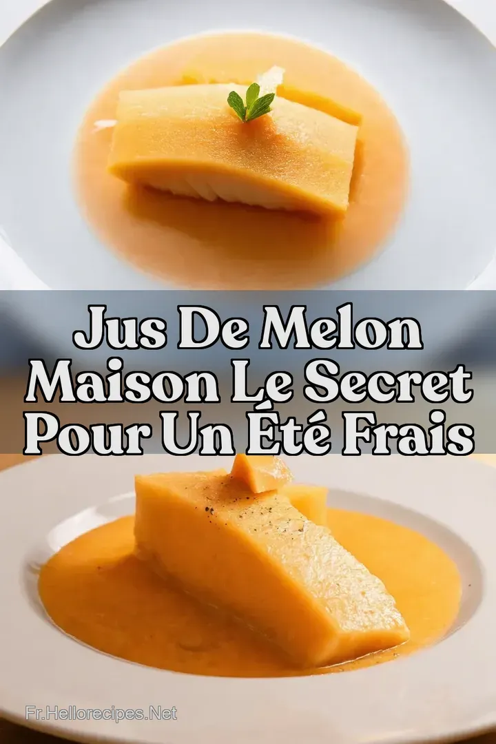 Jus de Melon Maison Le Secret Pour un &Eacute;t&eacute; Frais
