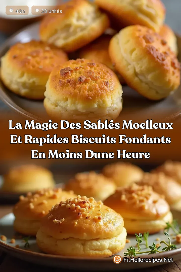 La Magie des Sablés Moelleux et Rapides Biscuits Fondants en Moins dune Heure