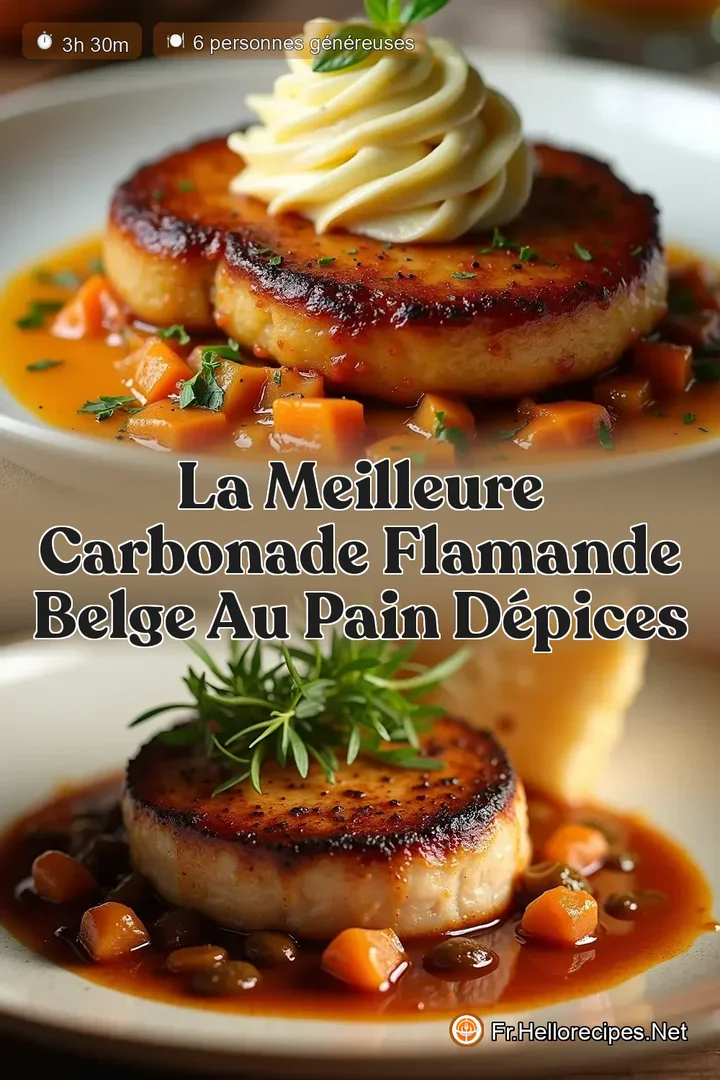 La Meilleure Carbonade Flamande Belge au Pain dÉpices