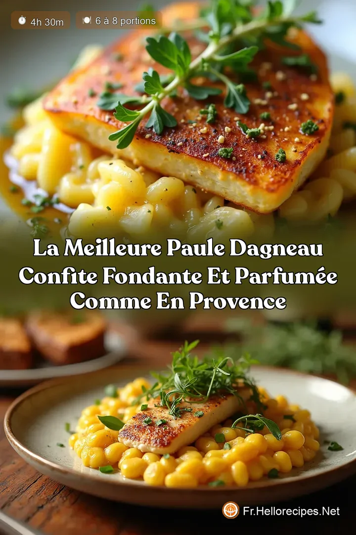 La Meilleure Paule dAgneau ConfiTe Fondante et Parfumée comme en Provence