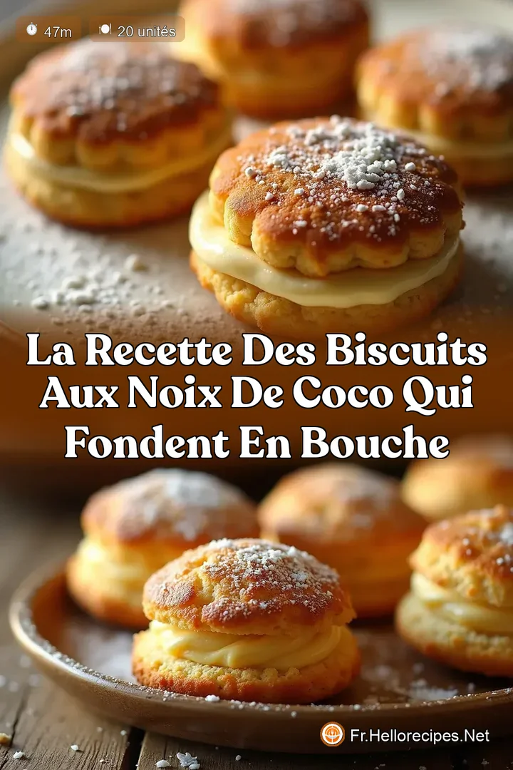 La Recette des Biscuits aux Noix de Coco qui Fondent en Bouche