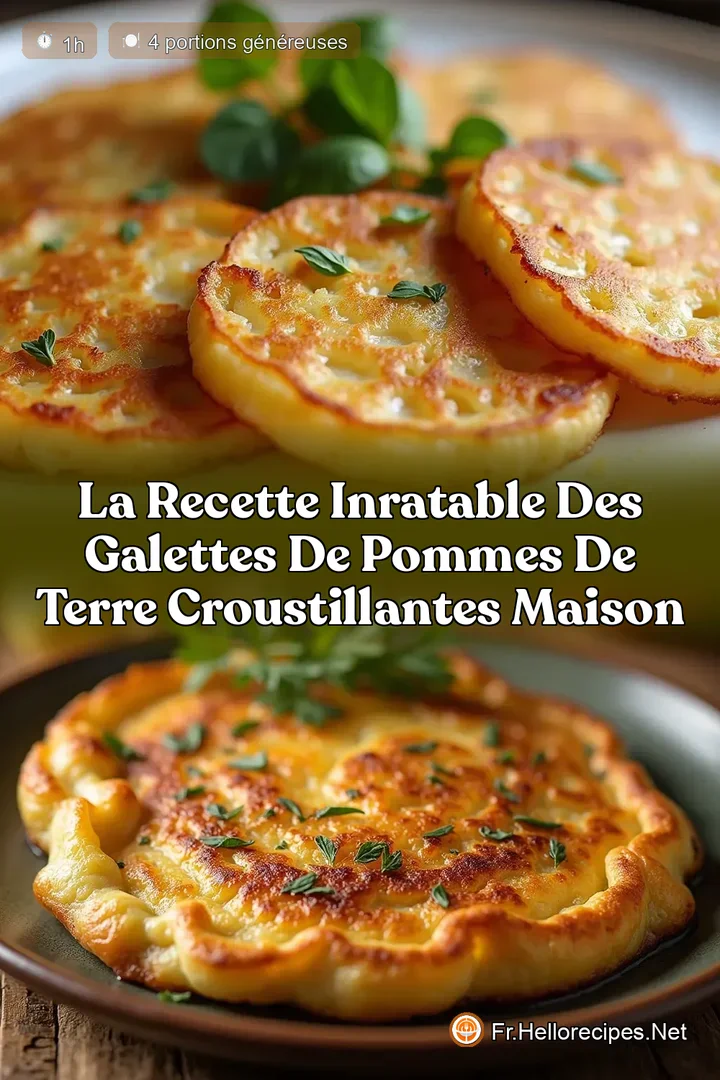 La Recette Inratable des Galettes de Pommes de Terre Croustillantes Maison