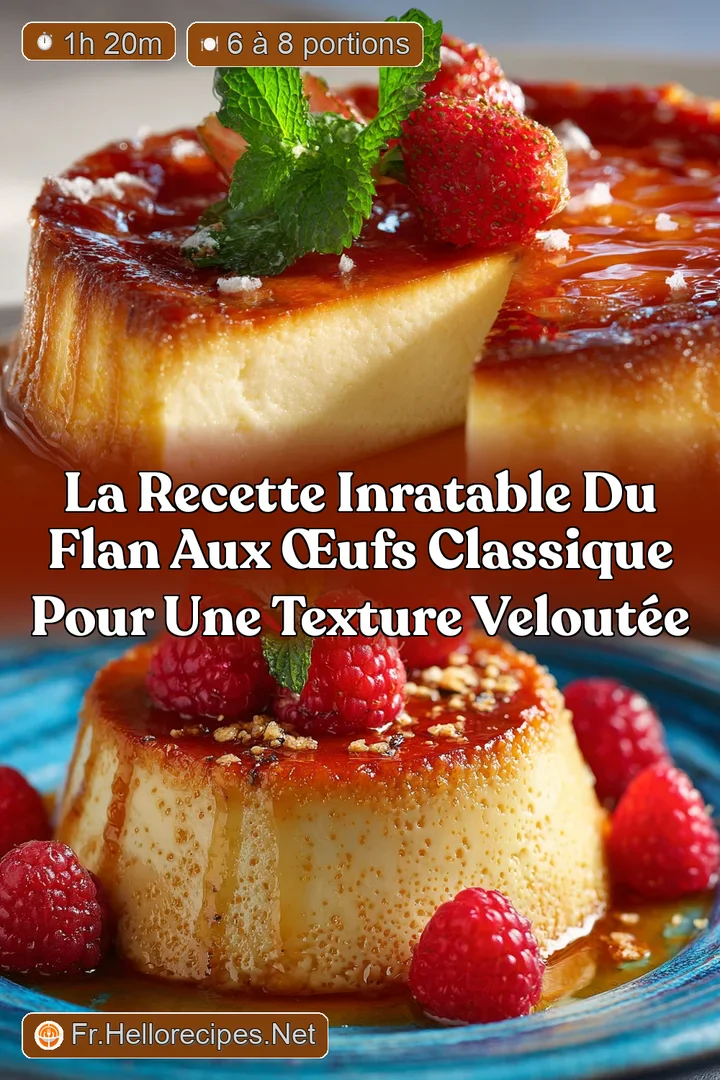 La Recette Inratable du Flan aux &OElig;ufs Classique pour une Texture Velout&eacute;e