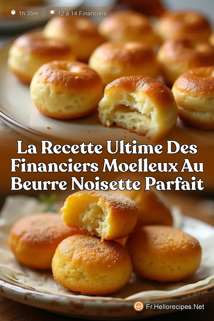 La Recette Ultime des Financiers Moelleux au Beurre Noisette Parfait