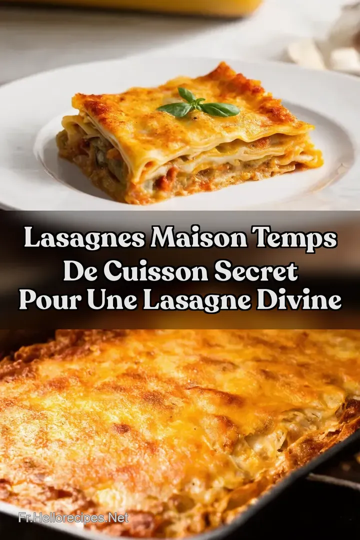 Lasagnes Maison Temps de Cuisson Secret Pour une Lasagne Divine