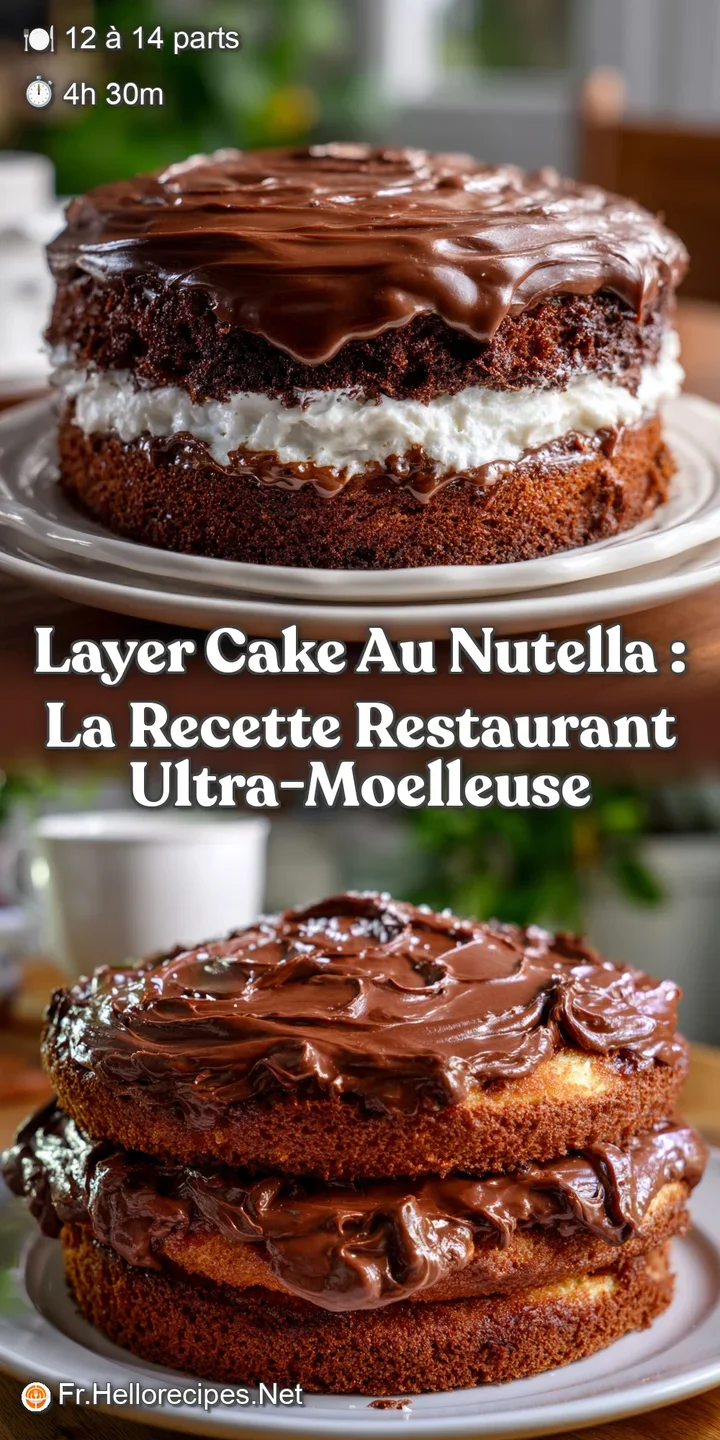 Layer Cake au Nutella : La Recette Restaurant Ultra-Moelleuse