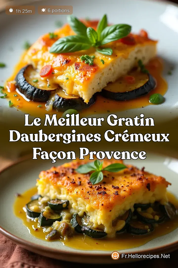 Le Meilleur Gratin dAubergines Crémeux Façon Provence