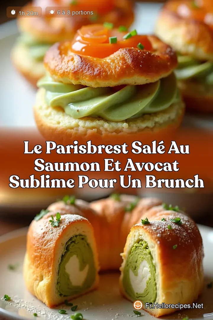 Le ParisBrest Salé au Saumon et Avocat Sublime pour un Brunch