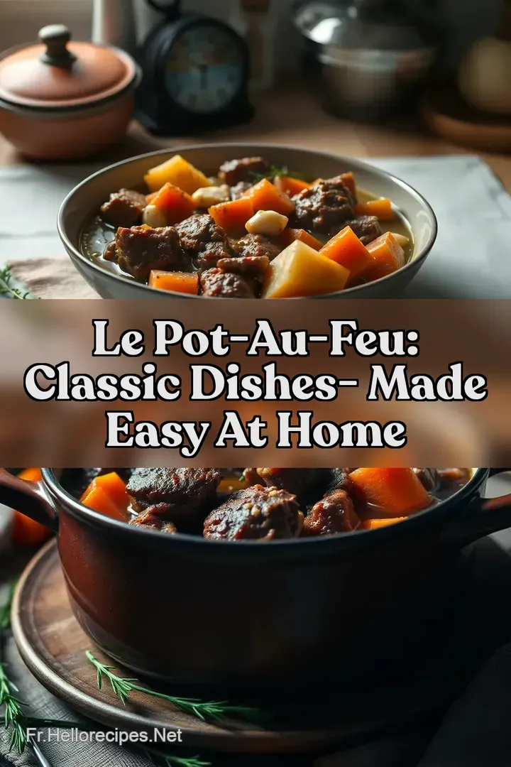 Le Pot-au-Feu: Classic Dishes- Made Easy at Home