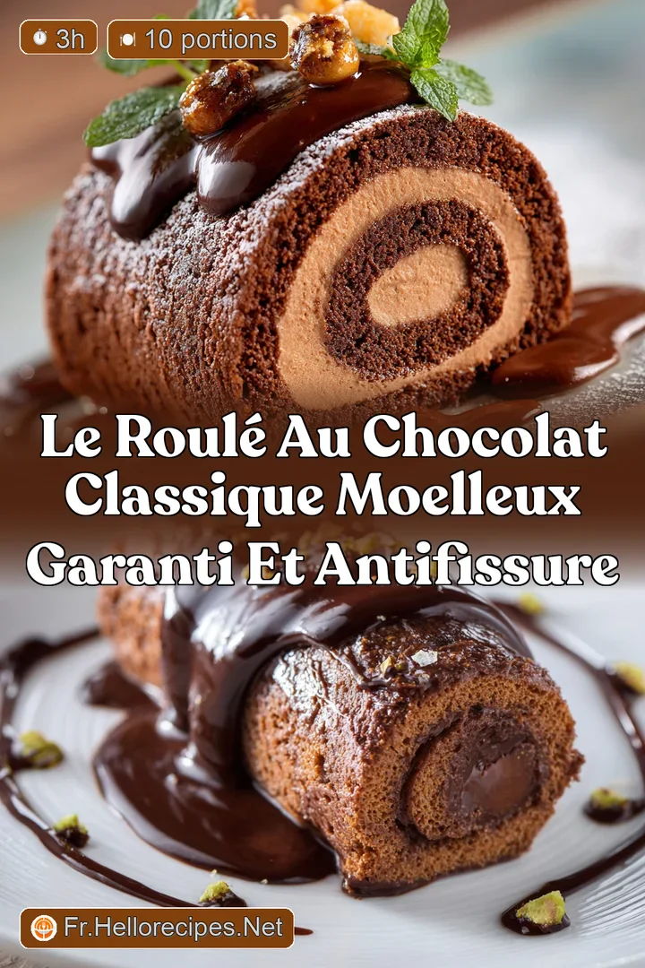 Le Roul&eacute; au Chocolat Classique Moelleux garanti et antifissure