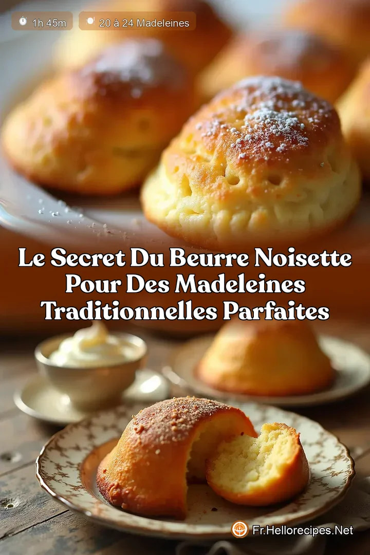 Le Secret du Beurre Noisette pour des Madeleines Traditionnelles Parfaites