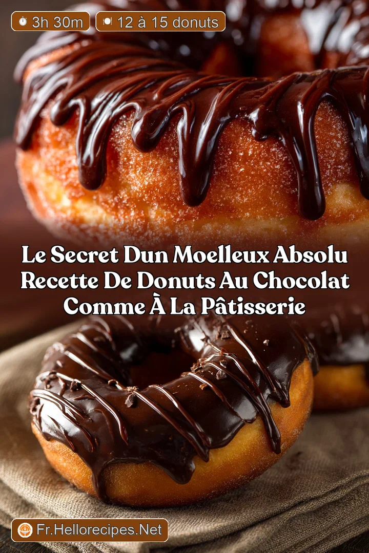 Le secret dun moelleux absolu Recette de Donuts au Chocolat comme &agrave; la P&acirc;tisserie