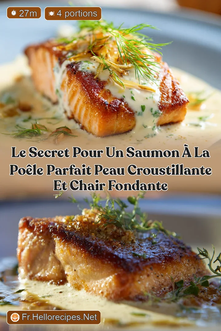 Le Secret pour un Saumon &agrave; la Po&ecirc;le Parfait Peau Croustillante et Chair Fondante