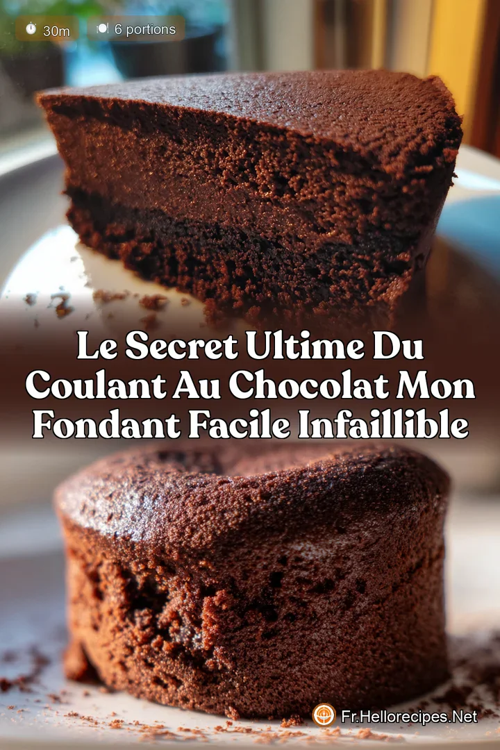Le Secret Ultime du Coulant au Chocolat Mon Fondant Facile Infaillible