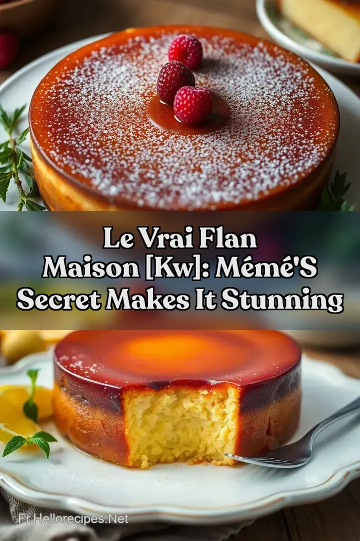 Le Vrai Flan Maison [kw]: Mémé&#039 s Secret Makes It Stunning