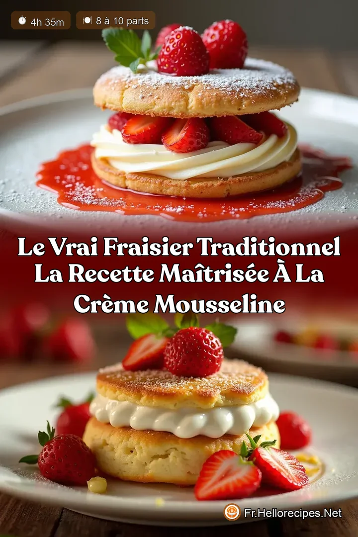 Le Vrai Fraisier Traditionnel La Recette Maîtrisée à la Crème Mousseline