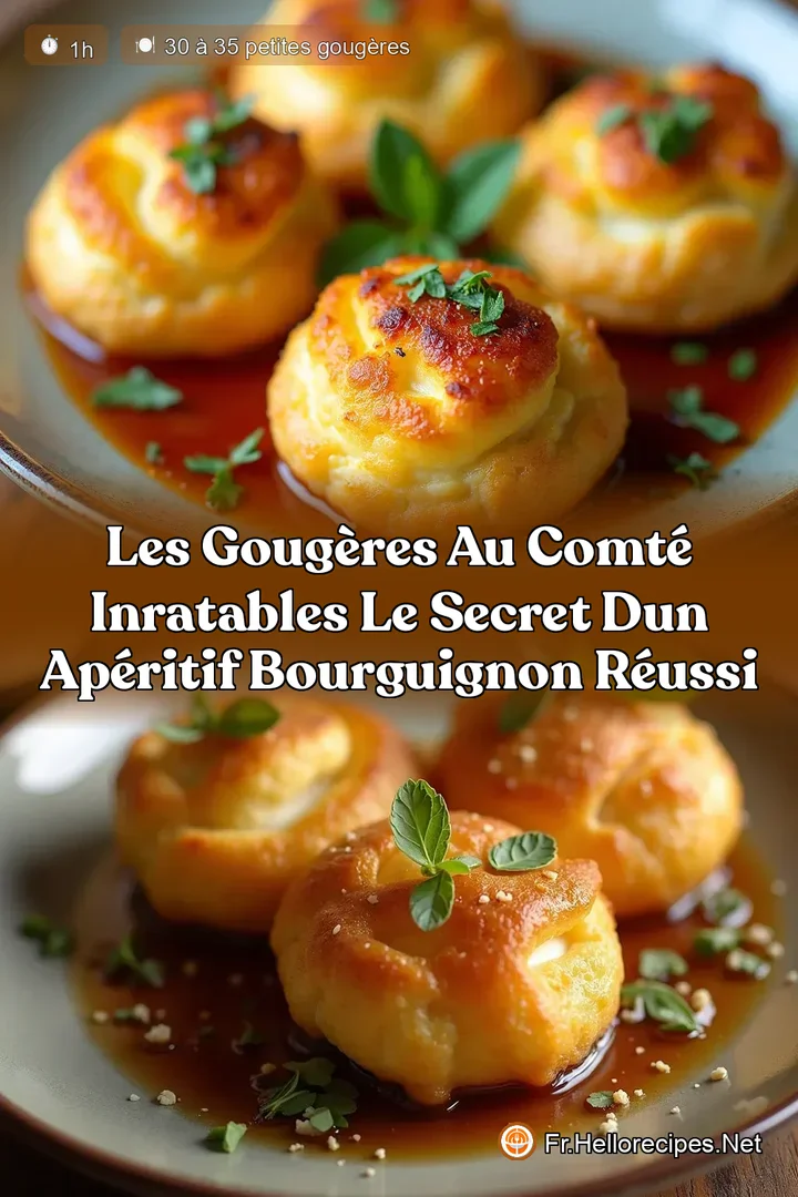 Les Gougères au Comté Inratables Le Secret dun Apéritif Bourguignon Réussi