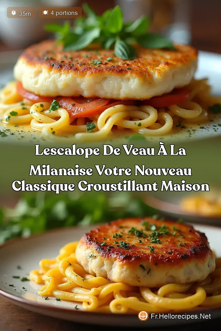 LEscalope de Veau à la Milanaise Votre nouveau classique croustillant maison