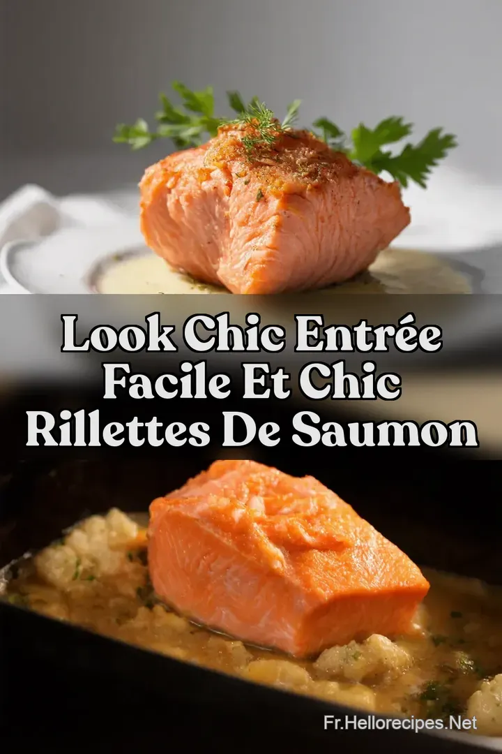 Look Chic entrée facile et chic Rillettes de Saumon : ÉPINGLER POUR PLUS TARD Look Chic entrée facile et chic Rillettes de Saumon