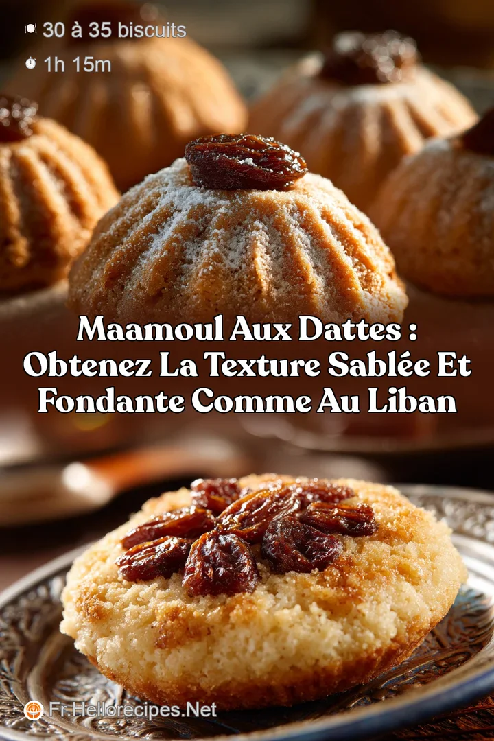 Maamoul aux dattes : Obtenez la texture sabl&eacute;e et fondante comme au Liban
