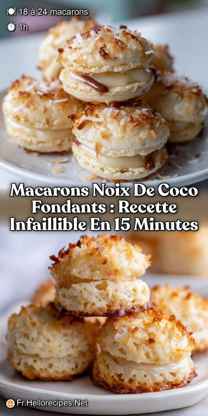 Macarons Noix de Coco Fondants : Recette Infaillible en 15 Minutes