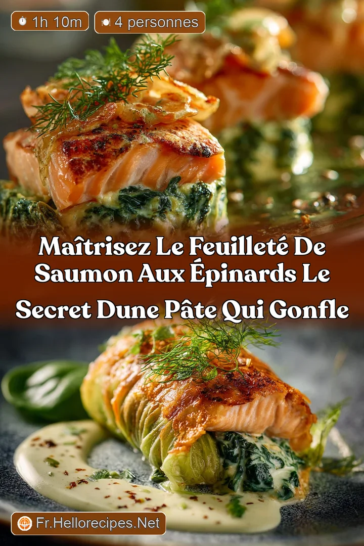 Ma&icirc;trisez le Feuillet&eacute; de Saumon aux &Eacute;pinards Le secret dune p&acirc;te qui gonfle