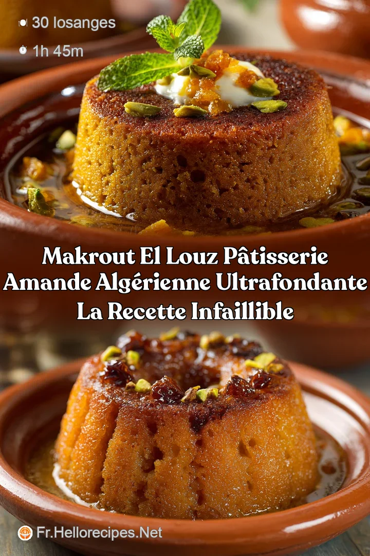 Makrout el louz P&acirc;tisserie Amande Alg&eacute;rienne UltraFondante La Recette Infaillible