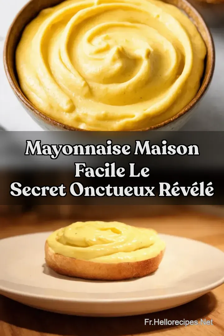 Mayonnaise Maison Facile Le Secret Onctueux Révélé : ÉPINGLER POUR PLUS TARD Mayonnaise Maison Facile Le Secret Onctueux Révélé