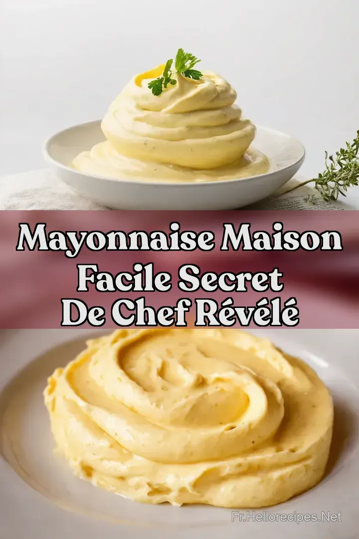 Mayonnaise Maison Facile Secret de Chef R&eacute;v&eacute;l&eacute;