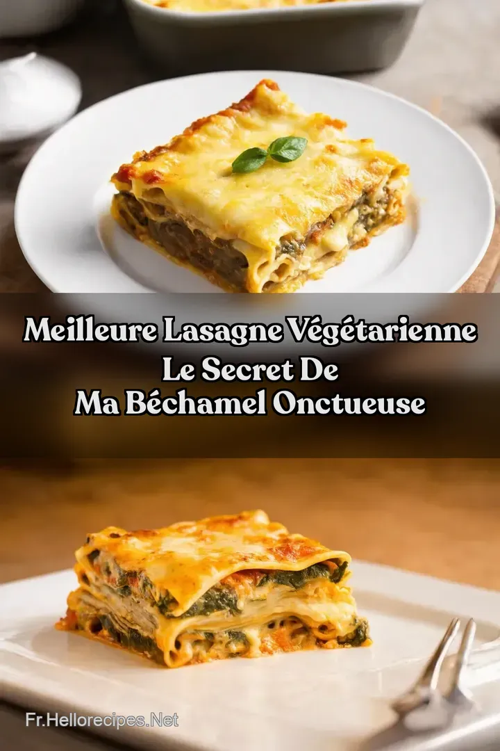 Meilleure Lasagne V&eacute;g&eacute;tarienne Le Secret de ma B&eacute;chamel Onctueuse