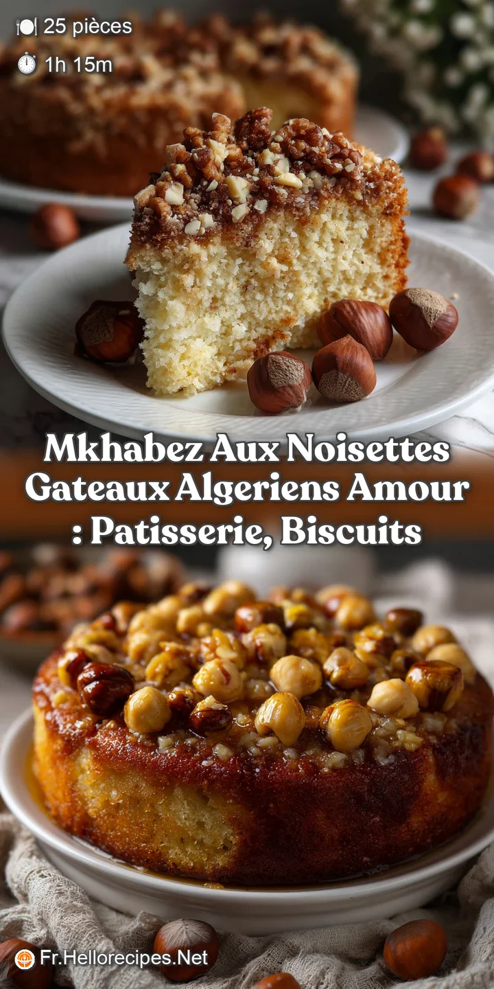 Mkhabez Aux Noisettes Gateaux Algeriens Amour : Patisserie Biscuits