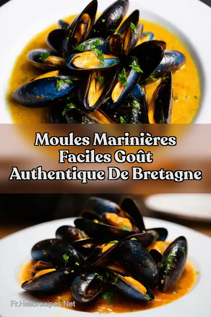 Moules Marini&egrave;res Faciles Go&ucirc;t Authentique de Bretagne