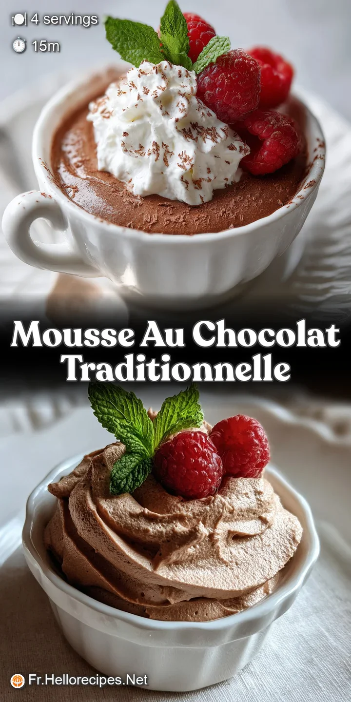 Close-up of glossy, intensely dark chocolate mousse, capturing its creamy texture and rich color. A spoonful begs to be ta...