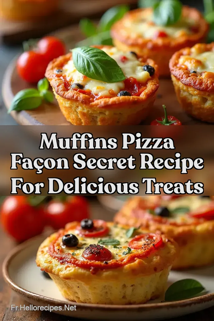 Muffins Pizza Fa&ccedil;on Secret Recipe for Delicious Treats